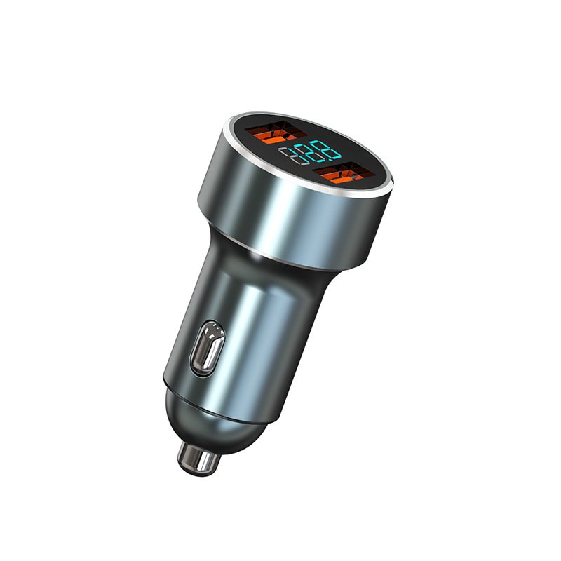 2024 New Car Charger QC3.0 Fast Charging Single Usb Port Supports Full Protocol Aluminum Alloy Body Fast Car Charger