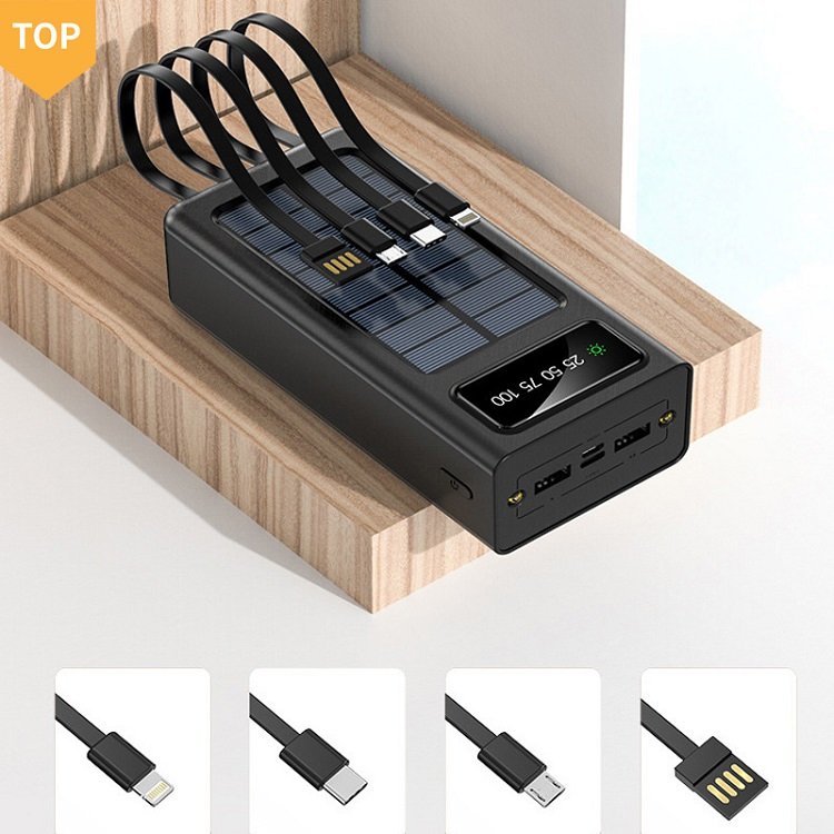 10000mAh Solar Power Bank Charger 20000mAh 30000mah Solar Charger Mobile Phones/Tablet PCs/Other Electronics High Solar