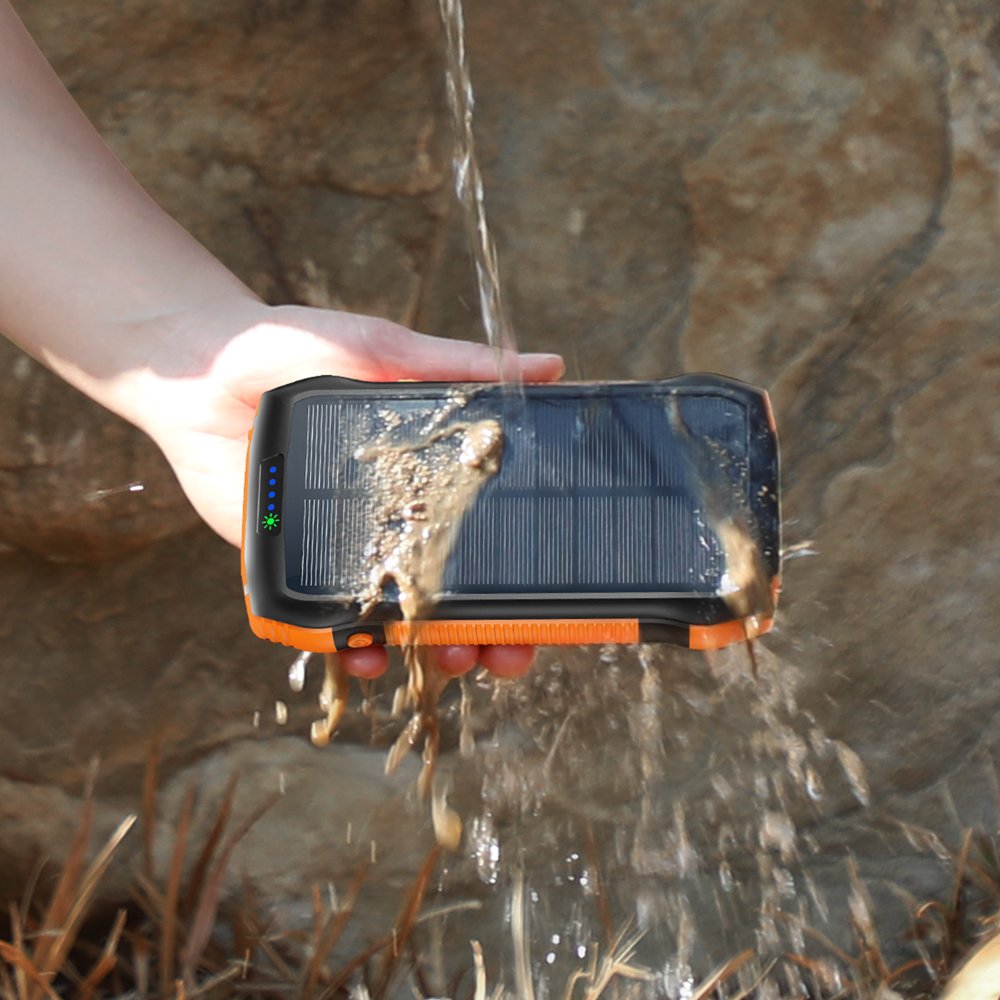 New Products 2024 OEM Logo Wireless PD 20W Fast Charging Outdoor Waterproof Portable Large Capacity 20000mAh Solar Power Banks