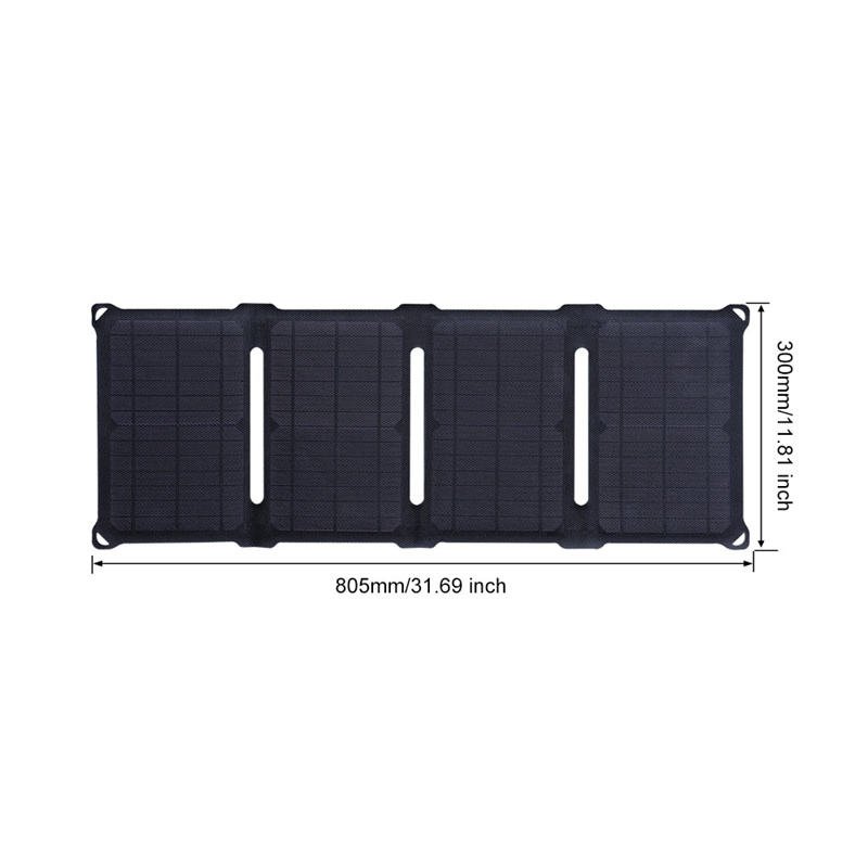 Newest Sunpower Cell 28W 7V Foldable Solar Panel Portable Solar Charger