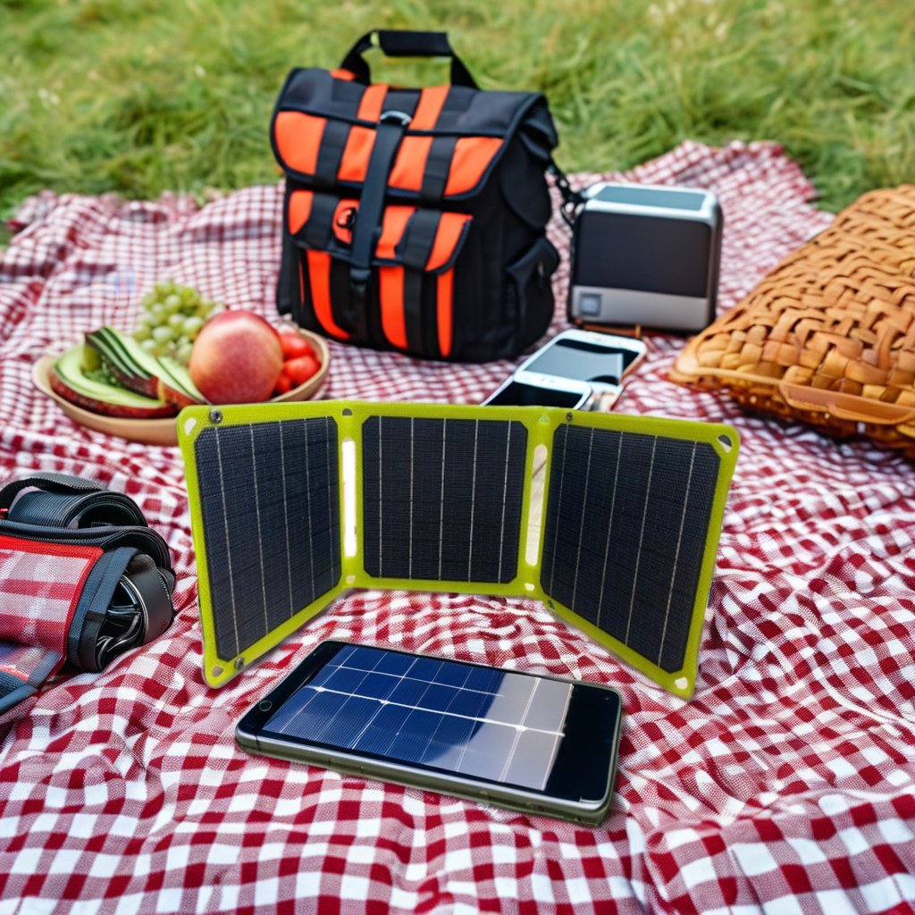 Hot Selling Small Waterproof USB 15W Solar Power Sunpower Portable Foldable Solar Charger for Mobile Phone