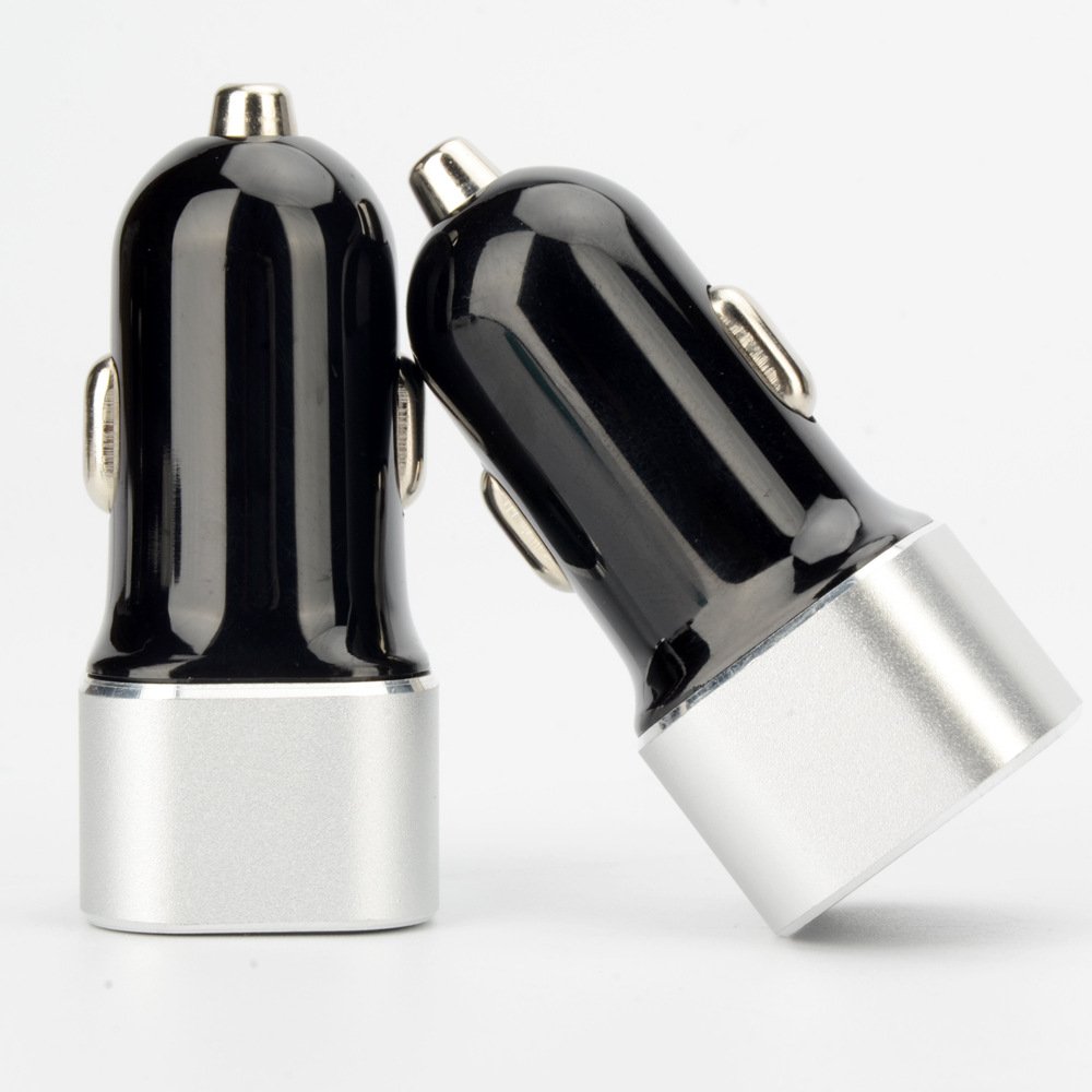 2024 New Customized Car Charger 4.8A 3.1A 2.4A Dual Usb Cigarette Butt Universal Fast Charging Fast Car Charger