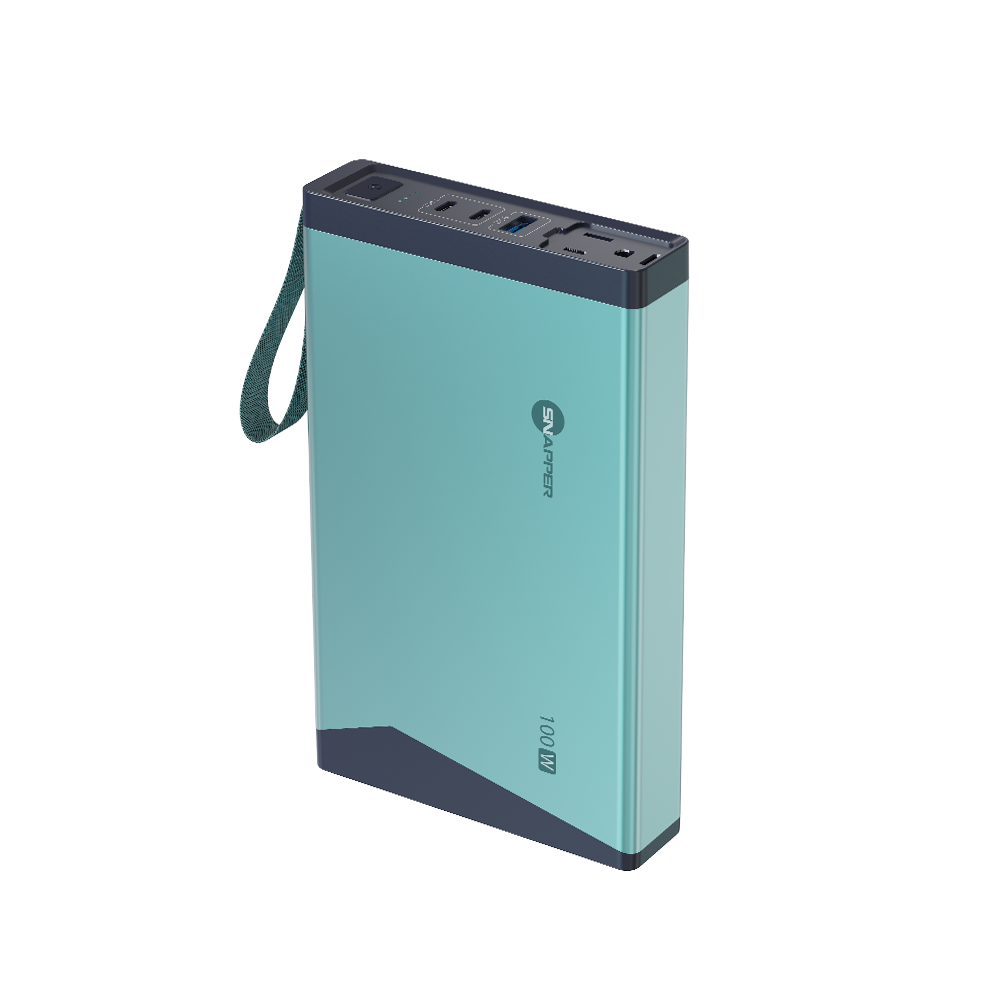 Portable Power Bank with AC Outlet 100W 30000mAh 110V 220V 100W Laptop Charger External Battery Pack Power