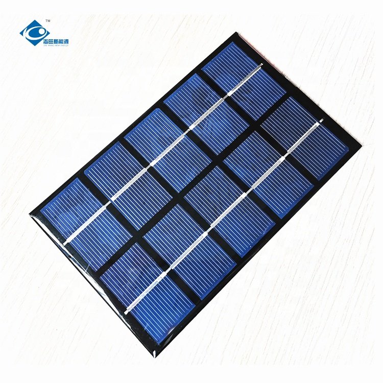 5V Epoxy Resin Solar Panel 1.68W Mini Solar Panels Power Charger ZW-88142 Lightweight Silicon Solar Panel