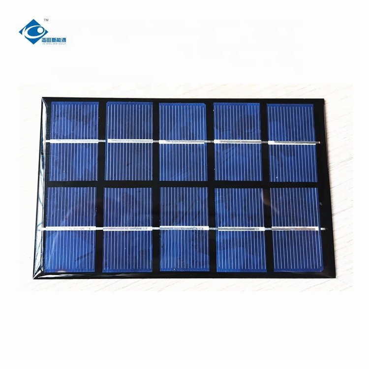 5V Epoxy Resin Solar Panel 1.68W Mini Solar Panels Power Charger ZW-88142 Lightweight Silicon Solar Panel