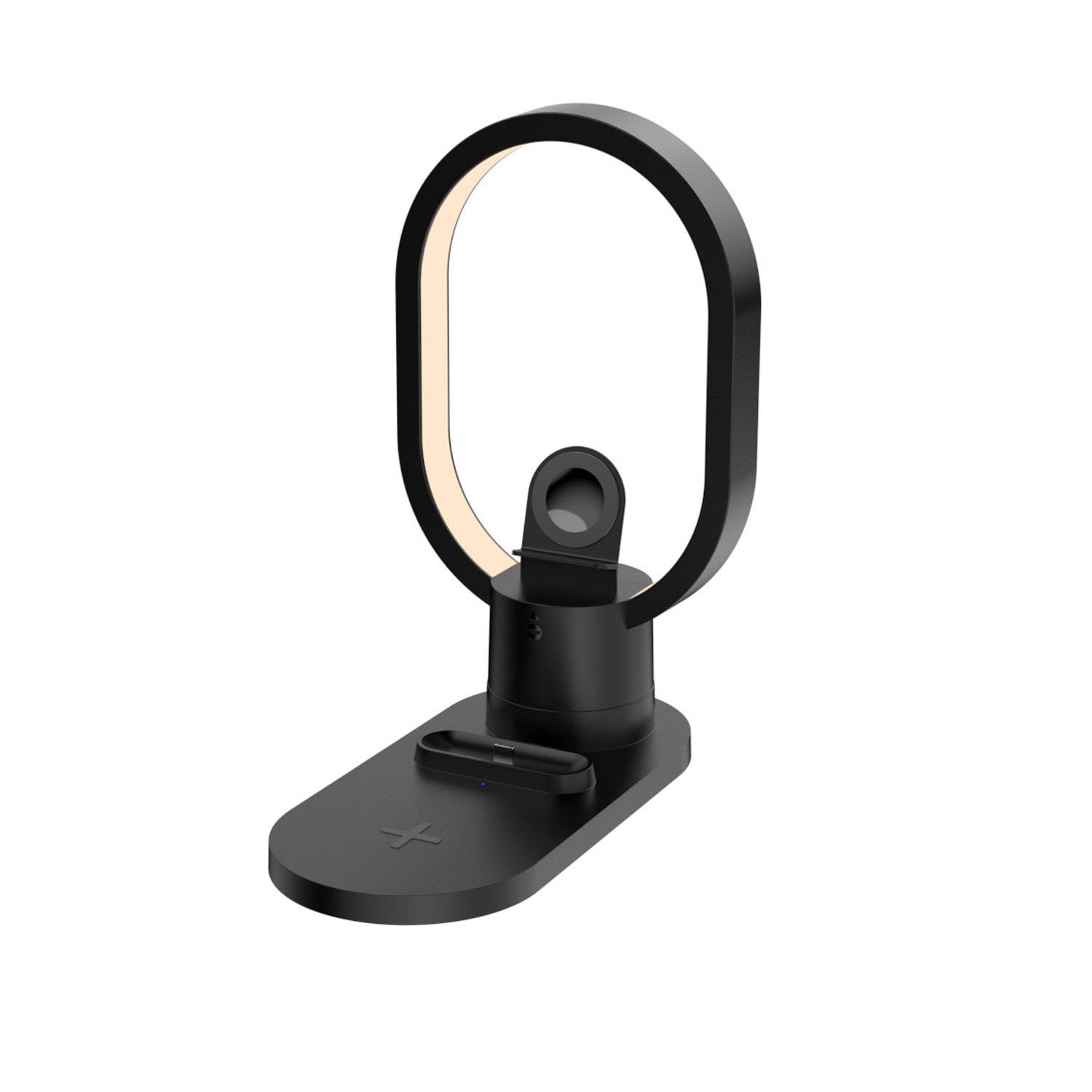 Fast 15W Wireless Charging Station Wireless Charger with Night Light and Charging Dock 3 in 1 Earphone Shenzhen Type C USB ABS