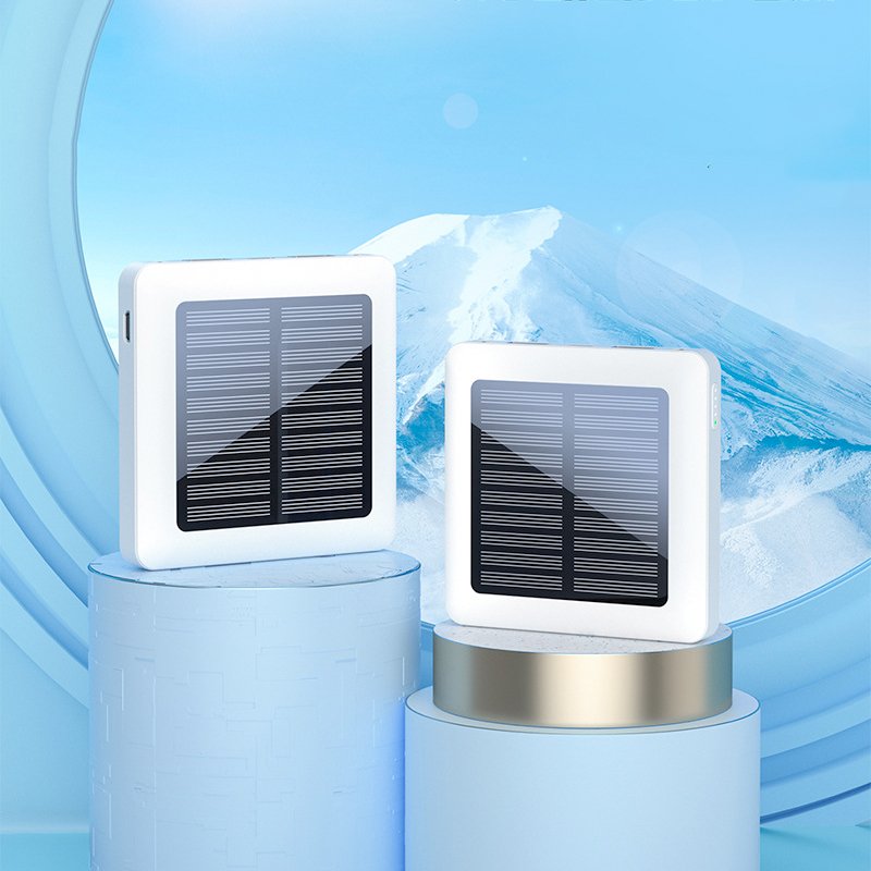 Efficient Best Selling New Product 5000mah Large Capacity Thin And Light Solar Power Bank Charger Outdoor