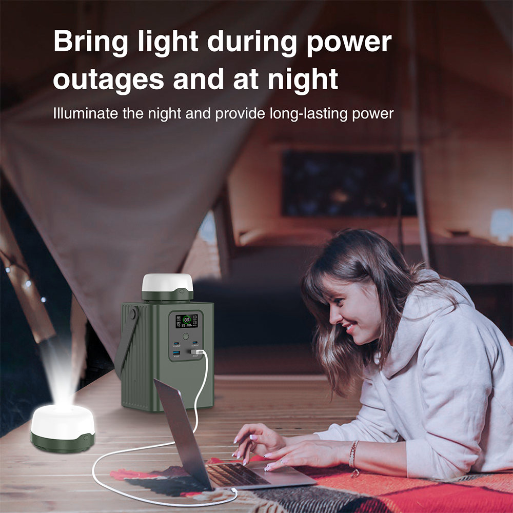 Full capacity 93000mah Lifepo4 PD100W portable power bank laptop charger for emergency compatible with solar panel charge