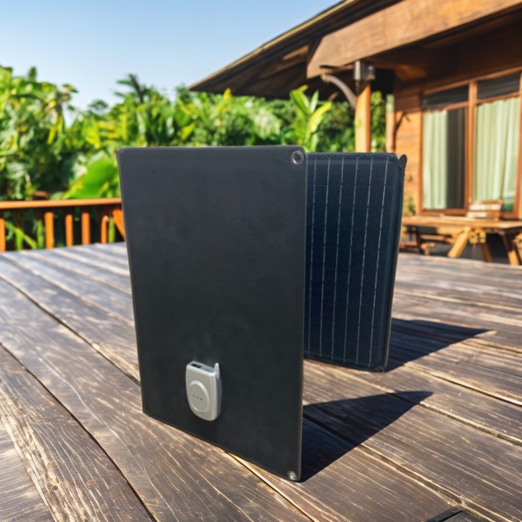 Outdoor Small Size Portable Charger Folding Foldable Solar Panel for Picnic Factory Direct 30W Customized Black Solar Tiles 23%