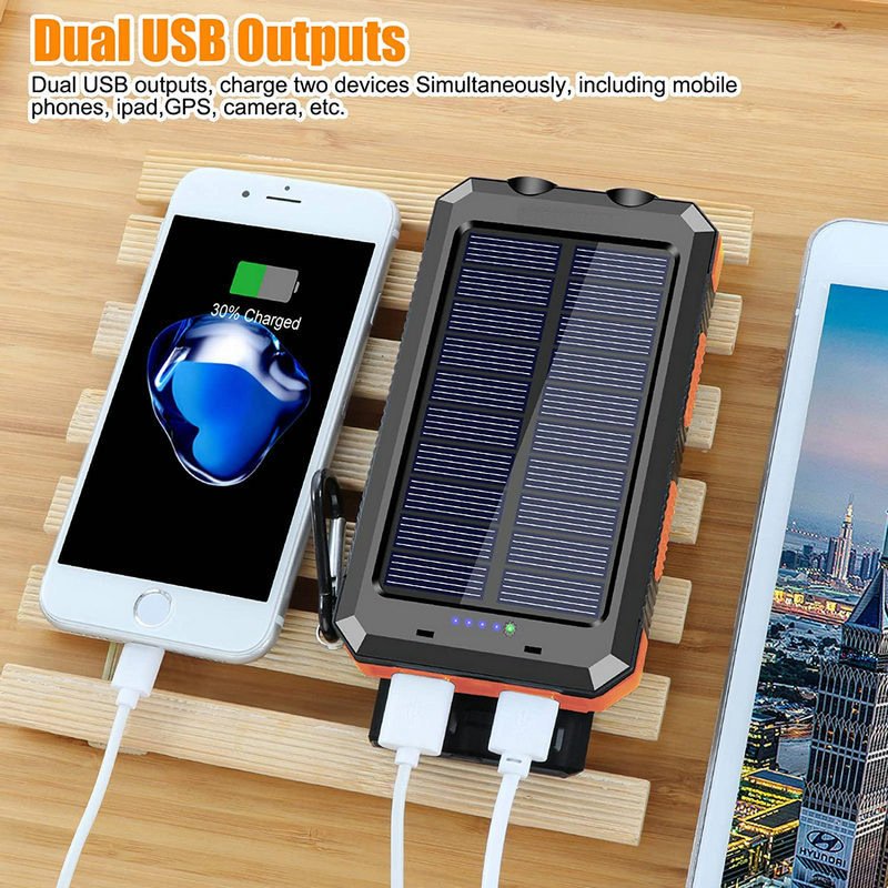 Super Mini Portable Power Bank Solar Cell Phone Charger Pocket Small Size 10000mAh Fast Charging Power Bank