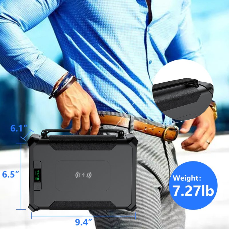 2024 Trending Products 96k Battery Station with 96000mAh LIFEPO4 Cell Portable Wireless Power Bank 12v 24v for Camping