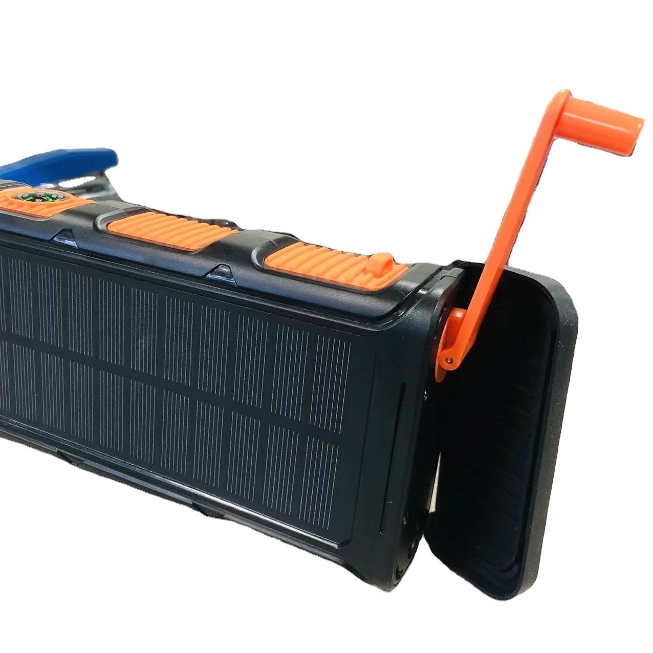 3 proof outdoor solar charging wireless charger 20000mAh Hand Crank Generator Solar powerbank with 4 cables