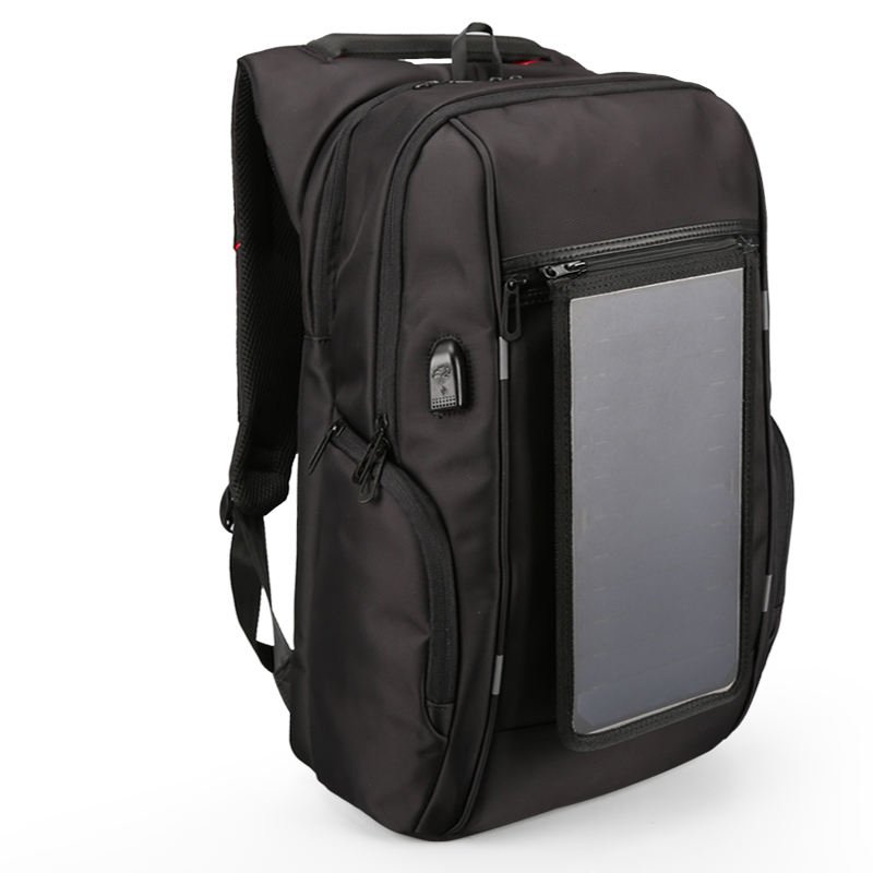 Solar backpack charger Anti-Theft Laptop Powered hydration pack with 21L water bag