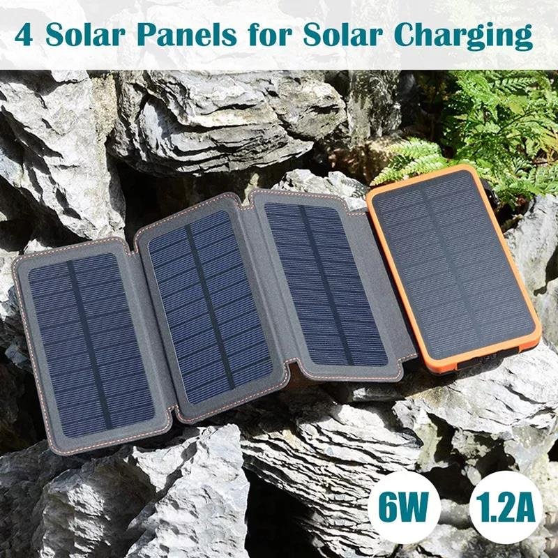 High Quality 2022 Trending Products Solar Power Bank 30000Mah Solar Charger Power Bank