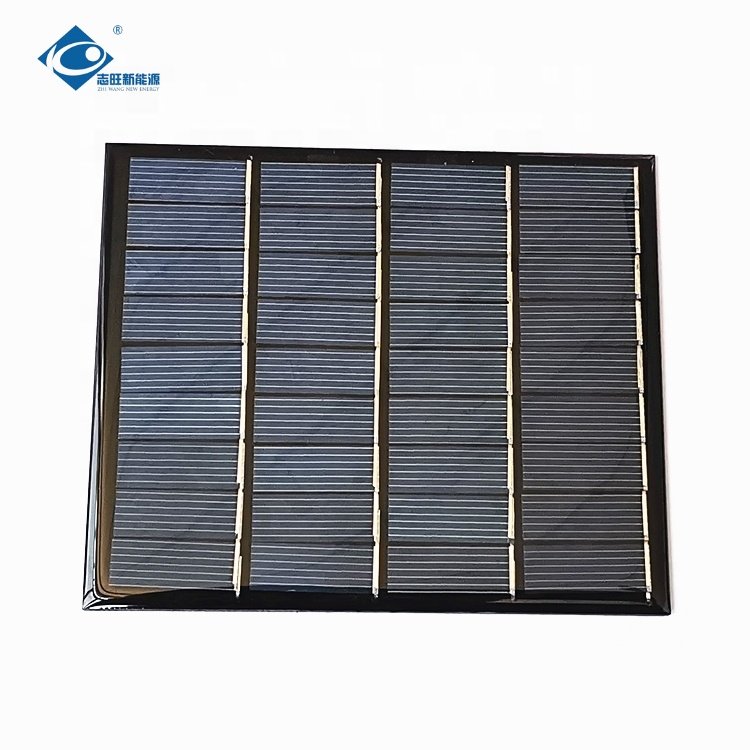 18V Epoxy Resin Solar Panel ZW-100120 Mini Solar Panels Power Charger 1.8W Lightweight Silicon Solar PV Module
