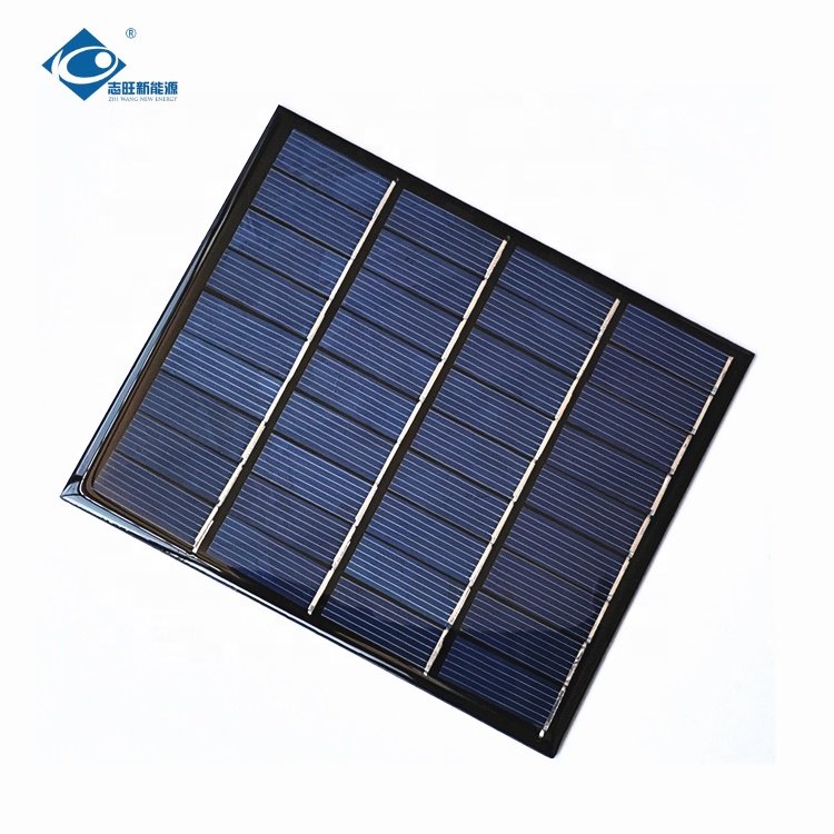 18V Epoxy Resin Solar Panel ZW-100120 Mini Solar Panels Power Charger 1.8W Lightweight Silicon Solar PV Module