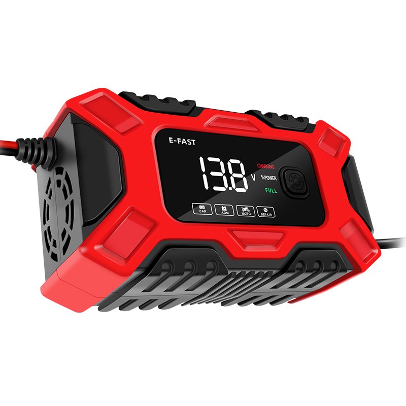 E-FAST Factory Wholesale Quick Charging TK-300 portable car battery charger 12V 6A AGM start stop Pulse Repair battery charger