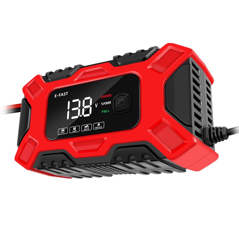 E-FAST Factory Wholesale Quick Charging TK-300 portable car battery charger 12V 6A AGM start stop Pulse Repair battery charger