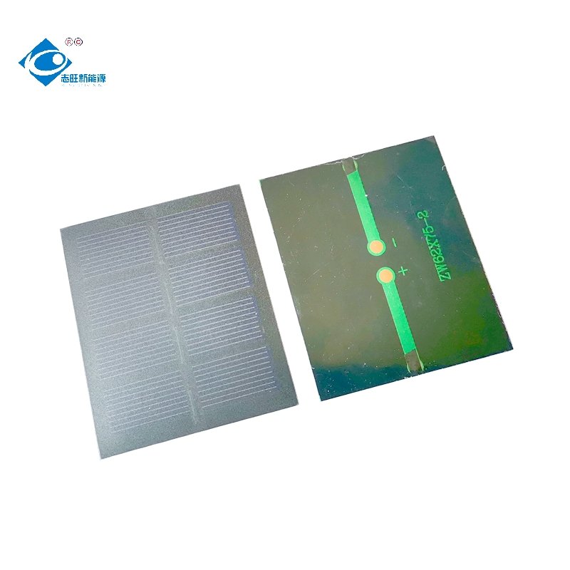 2V Waterproof Laminated Portable Solar Panel 0.5W PET Solar Photovoltaic Panel ZW-6275 Outdoor Flexible Solar Panel Charger