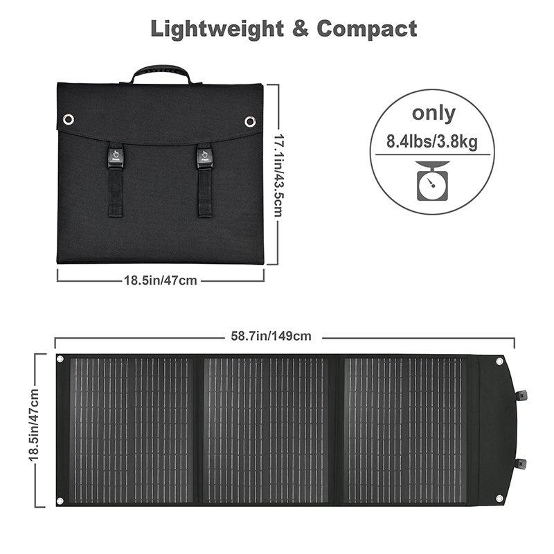 Foldable Solar Charger Portable Mobile Charger Phone Solar Panel Power Solar Charger For Cell Phone Laptop