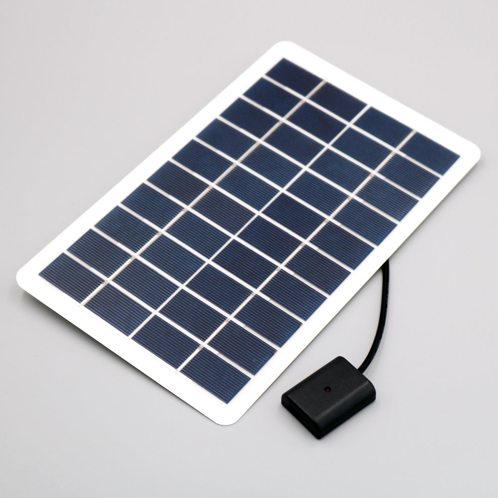 5V 5W 7.5W USB DC output with 5V voltage stabilizer for mobile phone charge USB female port Solar Panel