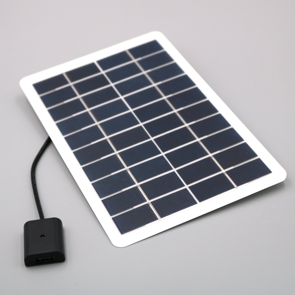 5V 5W 7.5W USB DC output with 5V voltage stabilizer for mobile phone charge USB female port Solar Panel