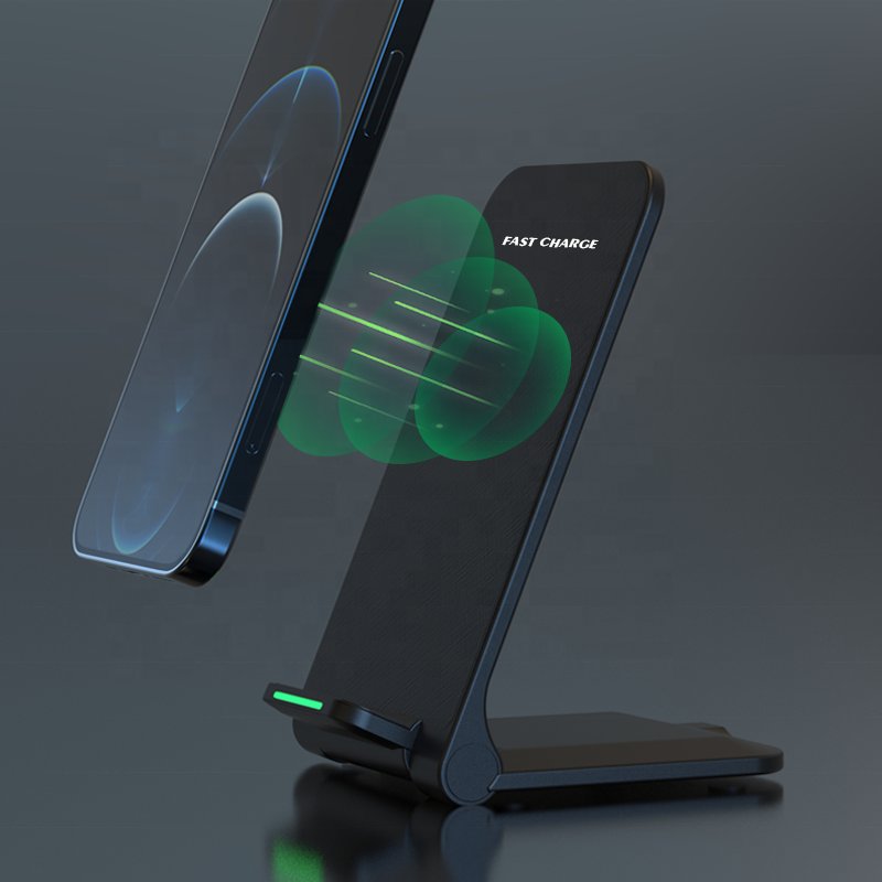 High Quality Custom multifunction portable charge type c phone charger fast charging Holder 15W Stand Foldable Wireless Charger
