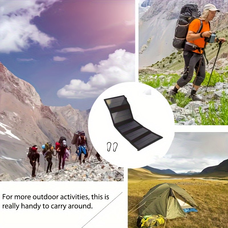 35W Solar charging folding bag Solar charger outdoor travel waterproof solar panel