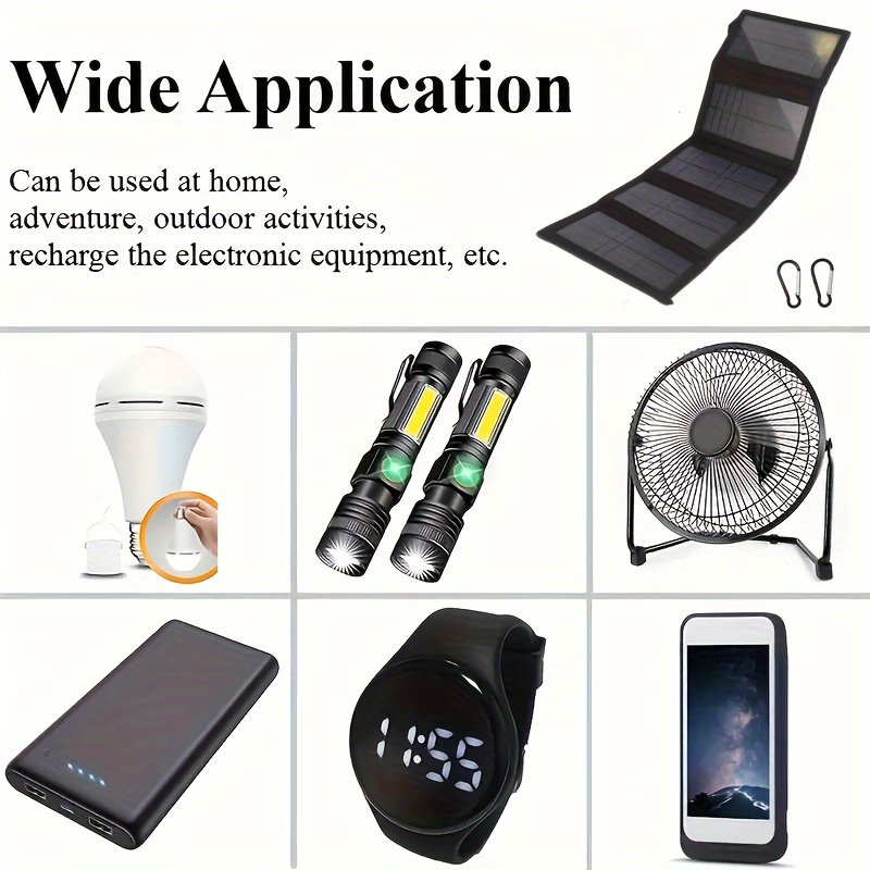 35W Solar charging folding bag Solar charger outdoor travel waterproof solar panel