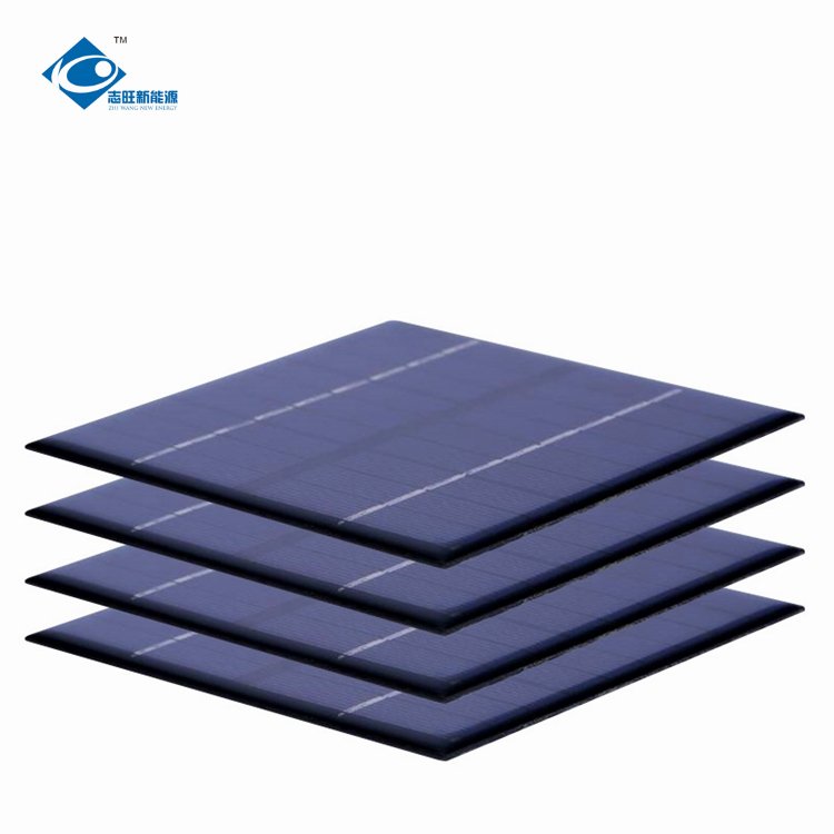 High Efficiency 2W Poly Outdoor Mini Solar Panels ZW-115115 Mini Portable Solar Panel Charger 9V Epoxy Adhesive Solar Panel