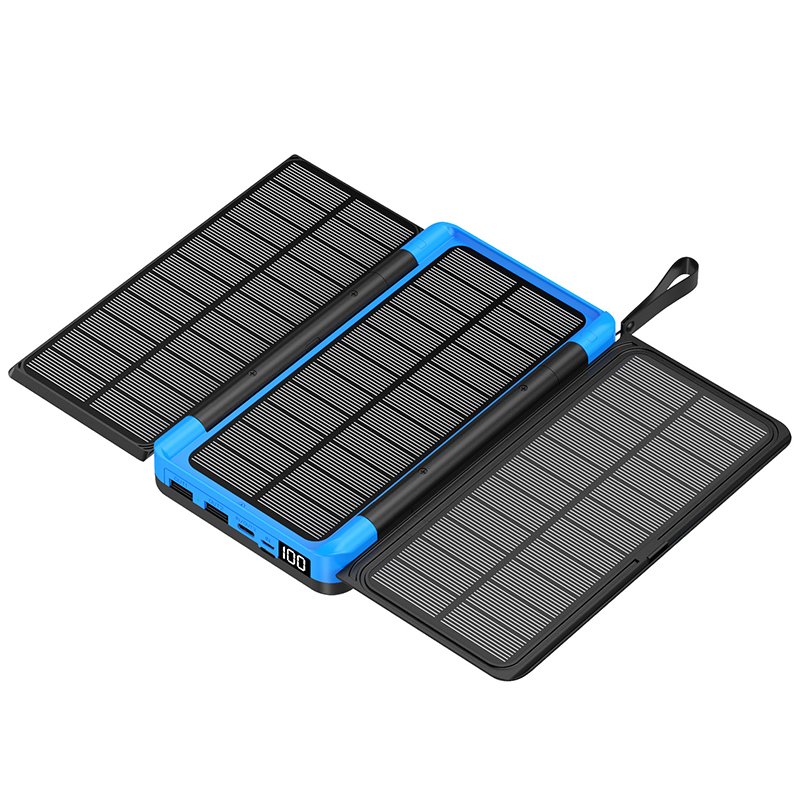 Wholesale Portable Emergency Powerbank Wireless 20000mah Solar Power Station Charger For Mobile Phones
