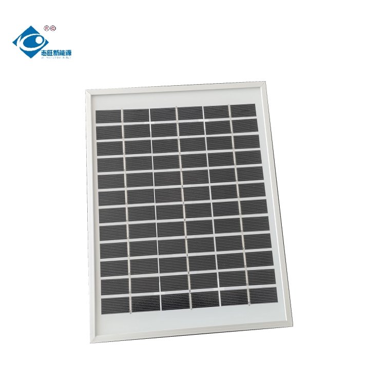 5.3W Mono Glass Laminated Solar Panel ZW-5W-18VM Transparent Glass Solar Panel 18V Mini Portable Solar Panels Charger
