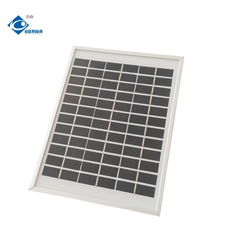 5.3W Mono Glass Laminated Solar Panel ZW-5W-18VM Transparent Glass Solar Panel 18V Mini Portable Solar Panels Charger