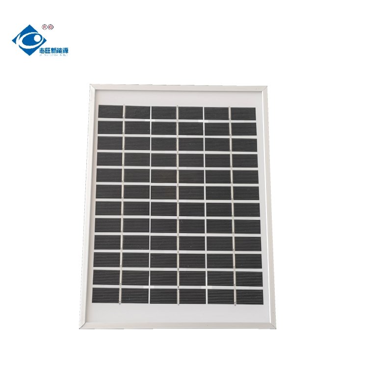 5.3W Mono Glass Laminated Solar Panel ZW-5W-18VM Transparent Glass Solar Panel 18V Mini Portable Solar Panels Charger
