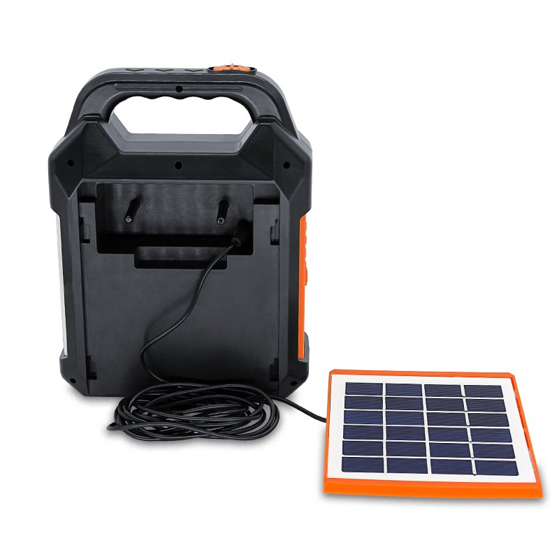 Outdoor home rechargeable light bulb Charging phone AC DC 4500mah Li-Ion18650 solar power bank Fast Power Charger