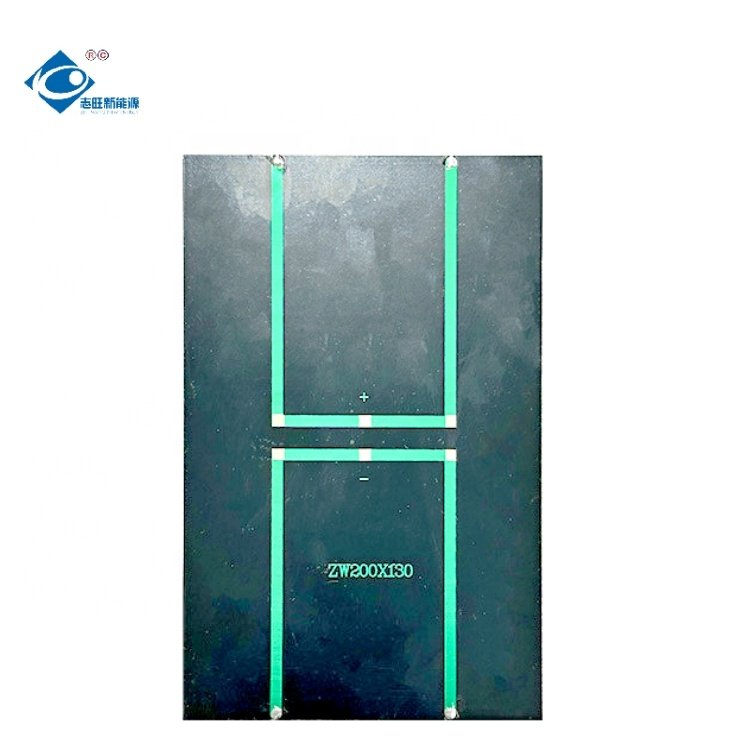4.2W PET Solar Photovoltaic Panel ZW-200130-PET Outdoor Camping Foldable Solar Panel 6V Outdoor Flexible Solar Panel Charger