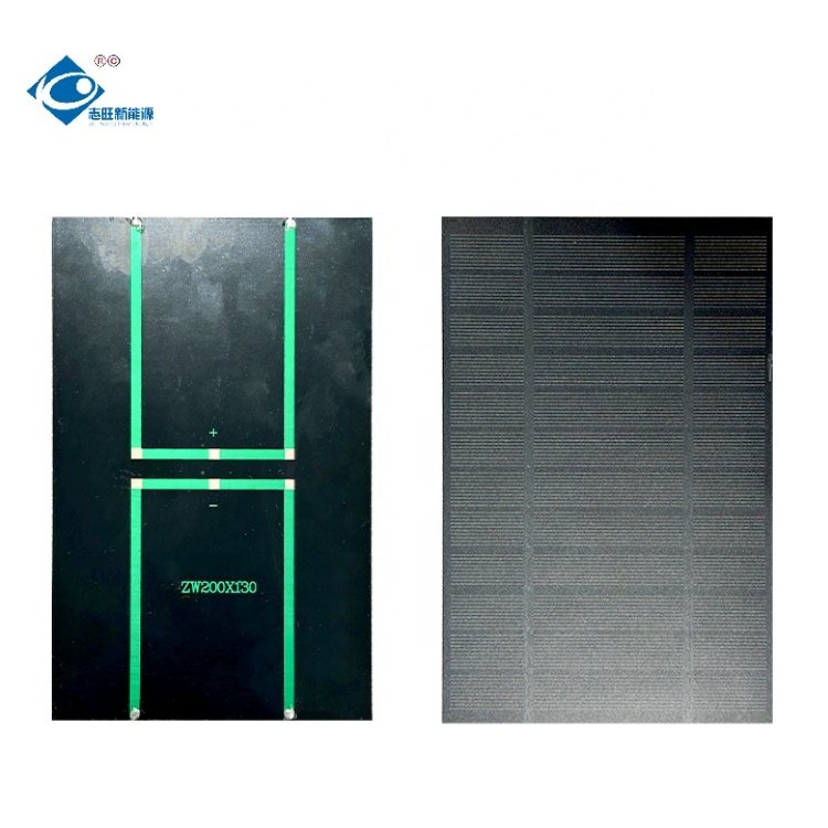 4.2W PET Solar Photovoltaic Panel ZW-200130-PET Outdoor Camping Foldable Solar Panel 6V Outdoor Flexible Solar Panel Charger