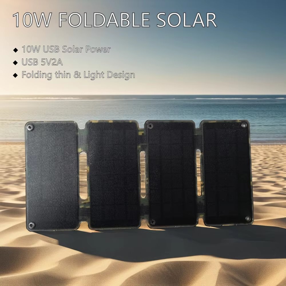China ETFE Foldable Solar Panel Charger 10W Folding Solar Module foldable Solar Panel for Phone Laptop