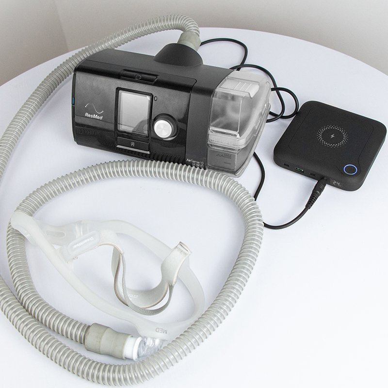 2024 New Portable CPAP Battery Power bank 24000mah 12V 24V DC charger PD 60W for Dreamstation Resmed external battery