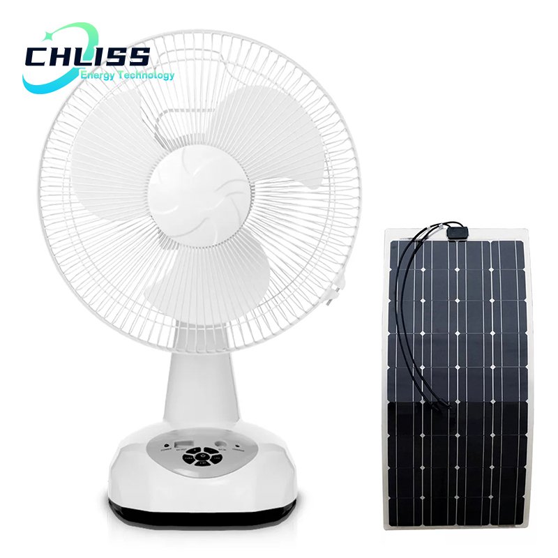 Chliss customizable mini africa solar charger power fan 300w with light wholesale