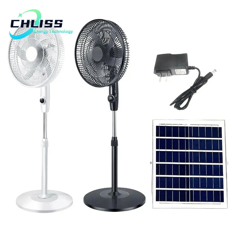Chliss customizable mini africa solar charger power fan 300w with light wholesale
