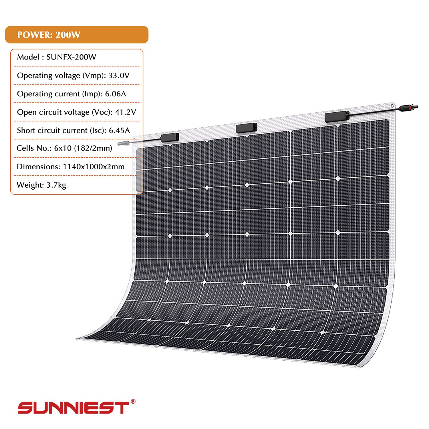 OEM Full Black Etfe Mono Solar panels Small Mono Semi Flexible Solar Panel Mini for Marine RV Trailer Boat Cabin Van Car