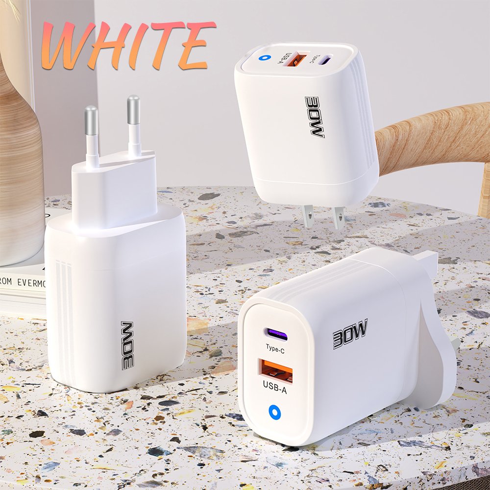 Wholesale custom 30W LED USB Type C PPS PD fast Phone portable charger charging