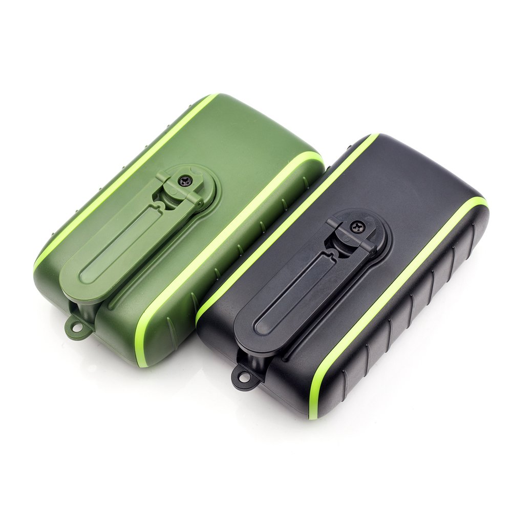 10000mAh Solar Power Bank with Led Light Solar Universal Hand Crank Mobile Charger