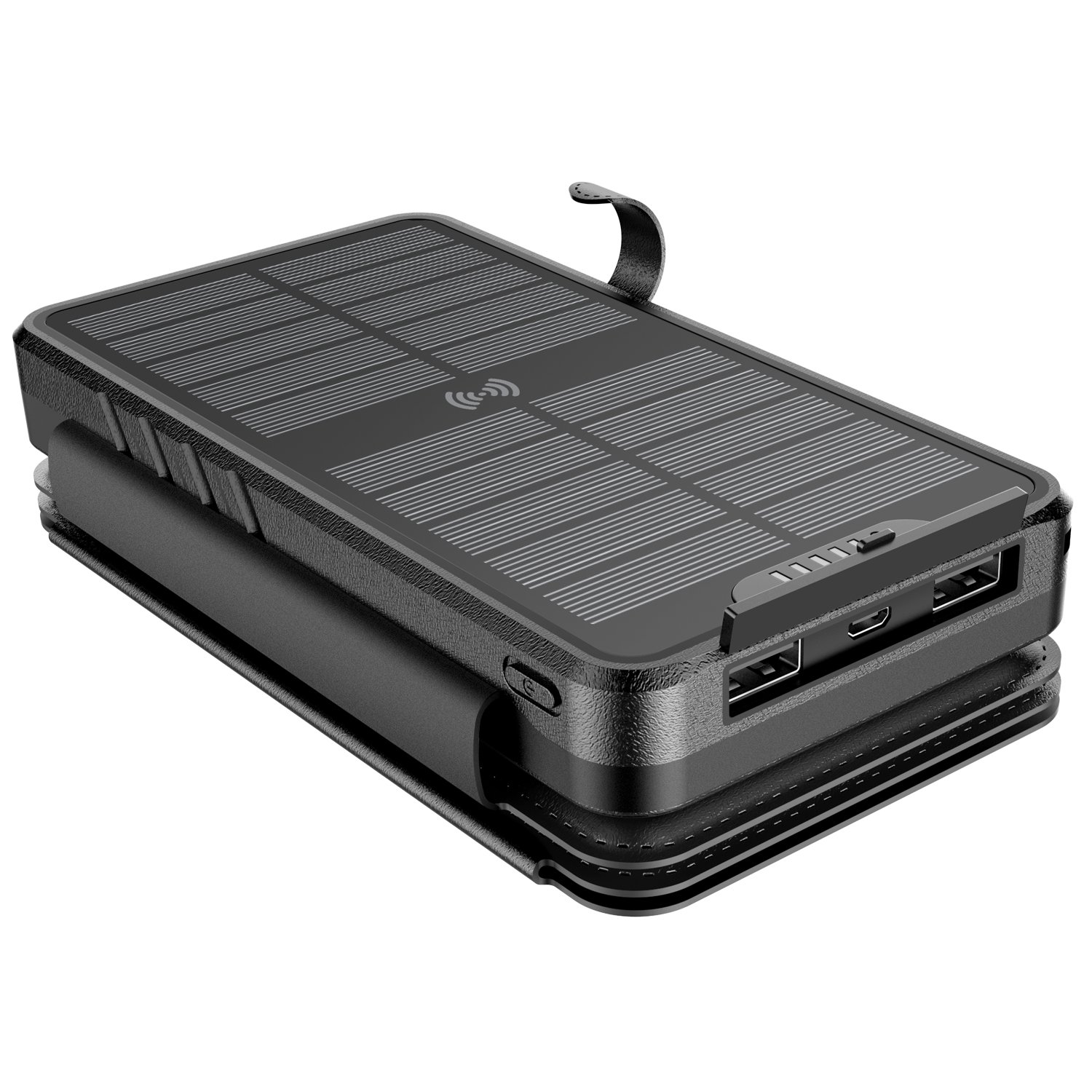 Original Factory Trending Products 2024 New High Capacity 26800mAh Wireless Charger Waterproof Portable Charger Solar Power Bank
