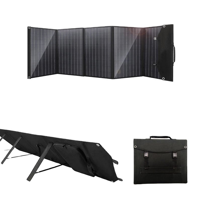 solar energy charger foldable solar panel 60w 100w 120w mobile chargers laptop solar charger