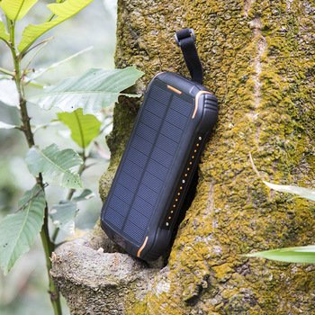 26800mah Newest Model Portable Solar Mobile Phone Charger Universal Solar Power Bank Charger with Hook 25000mah High Capacity Ce