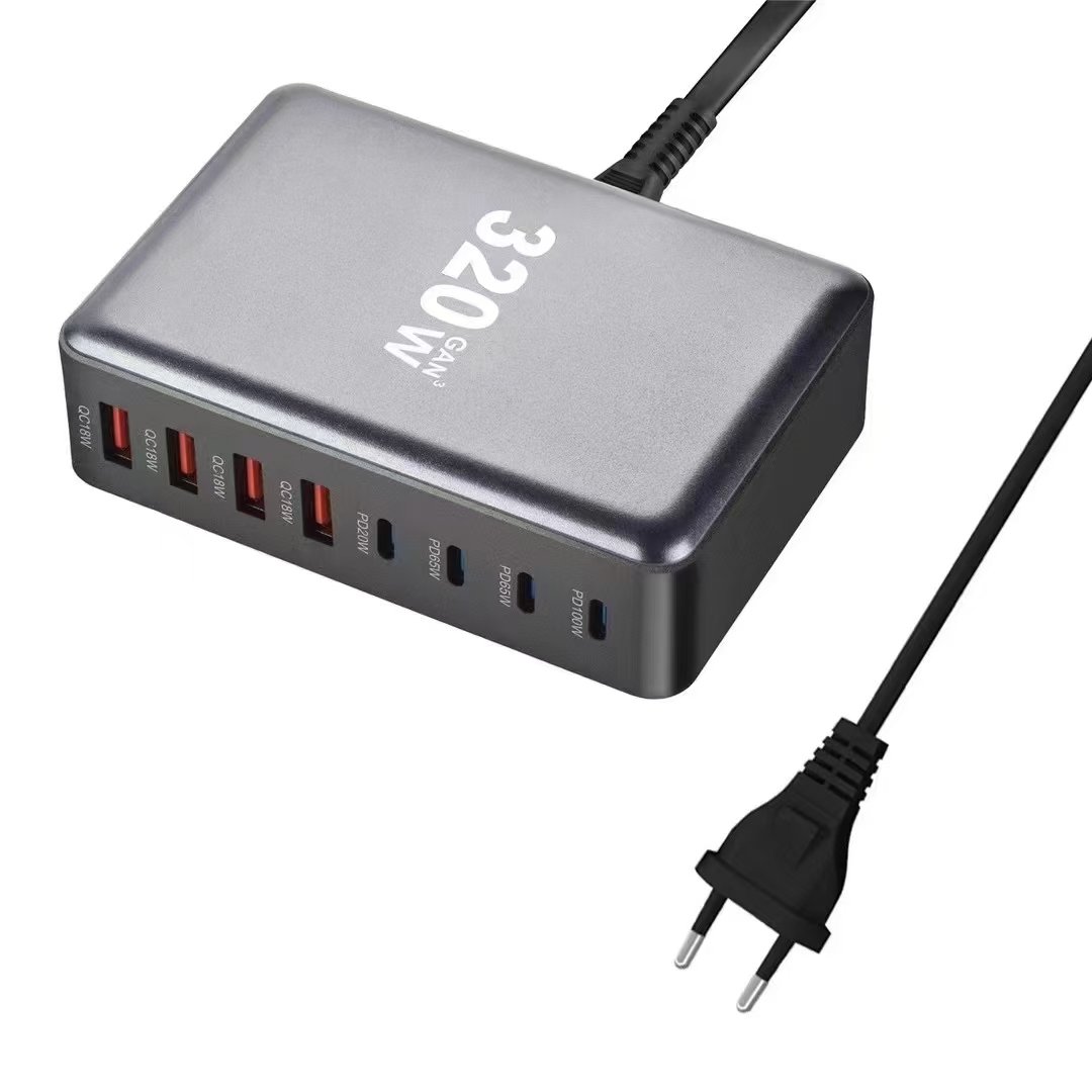 320W efficiently discreet smart chip quick draw power bank ultra slim profile mobile phone chargers