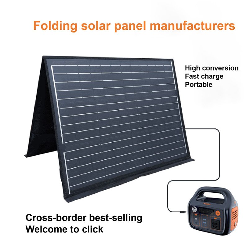 Outdoor lightweight 24w 30w folding foldable solar charger portable solar panel