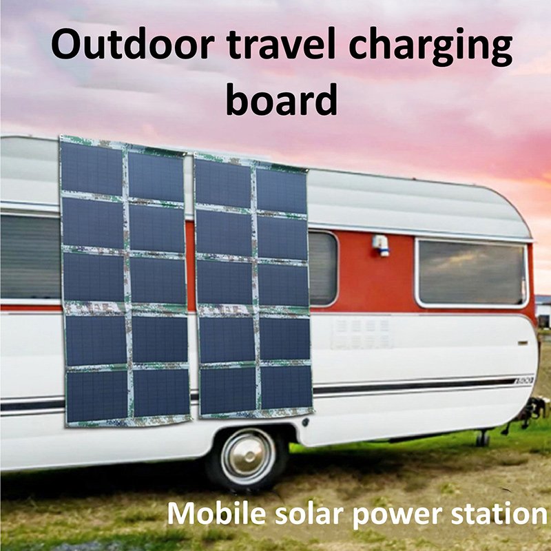 Outdoor lightweight 24w 30w folding foldable solar charger portable solar panel